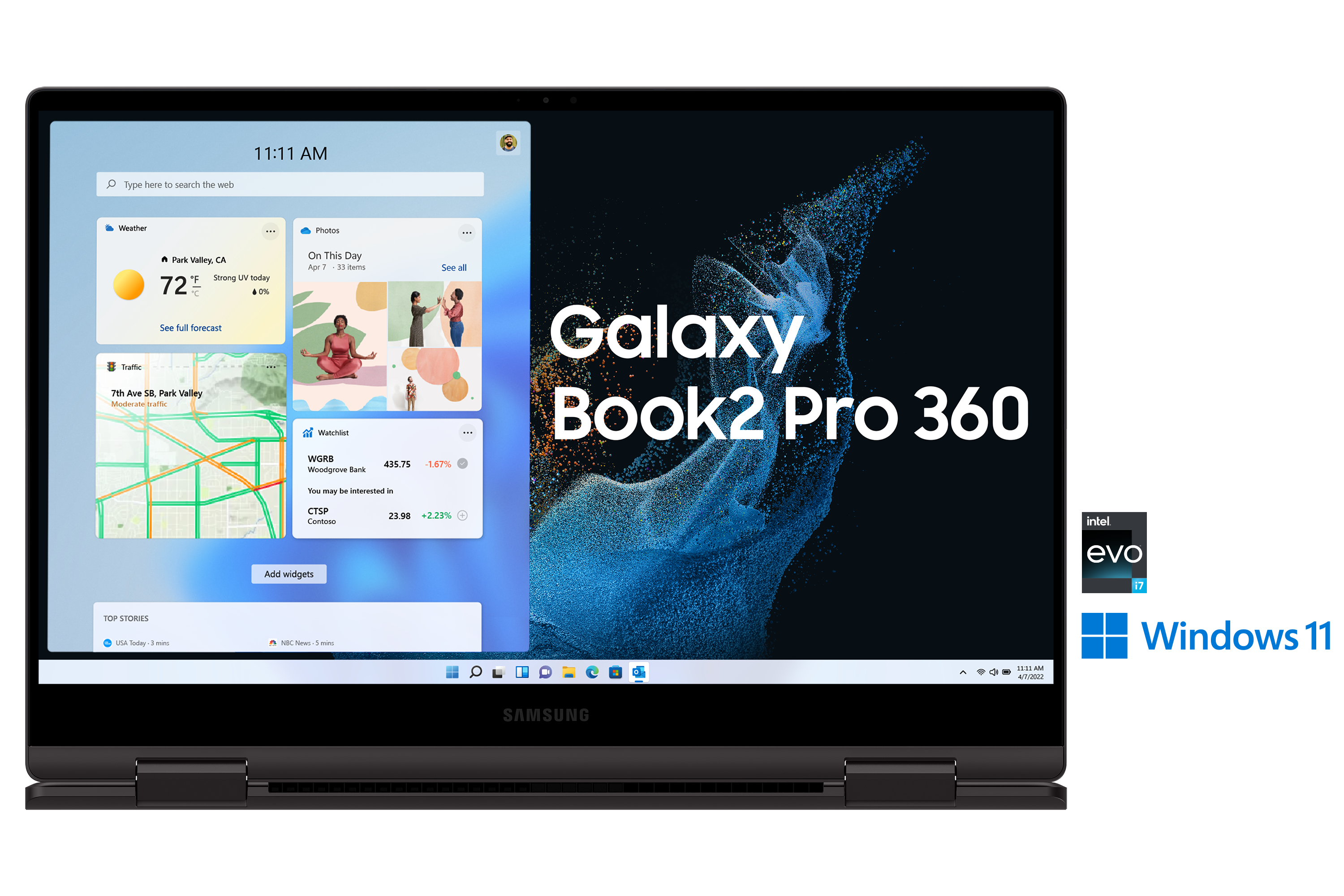 SAMSUNG Galaxy Book2 Pro 360 NP930QED-KA2DE i7-1260P 16GB/512GB SSD 13" FHD W11