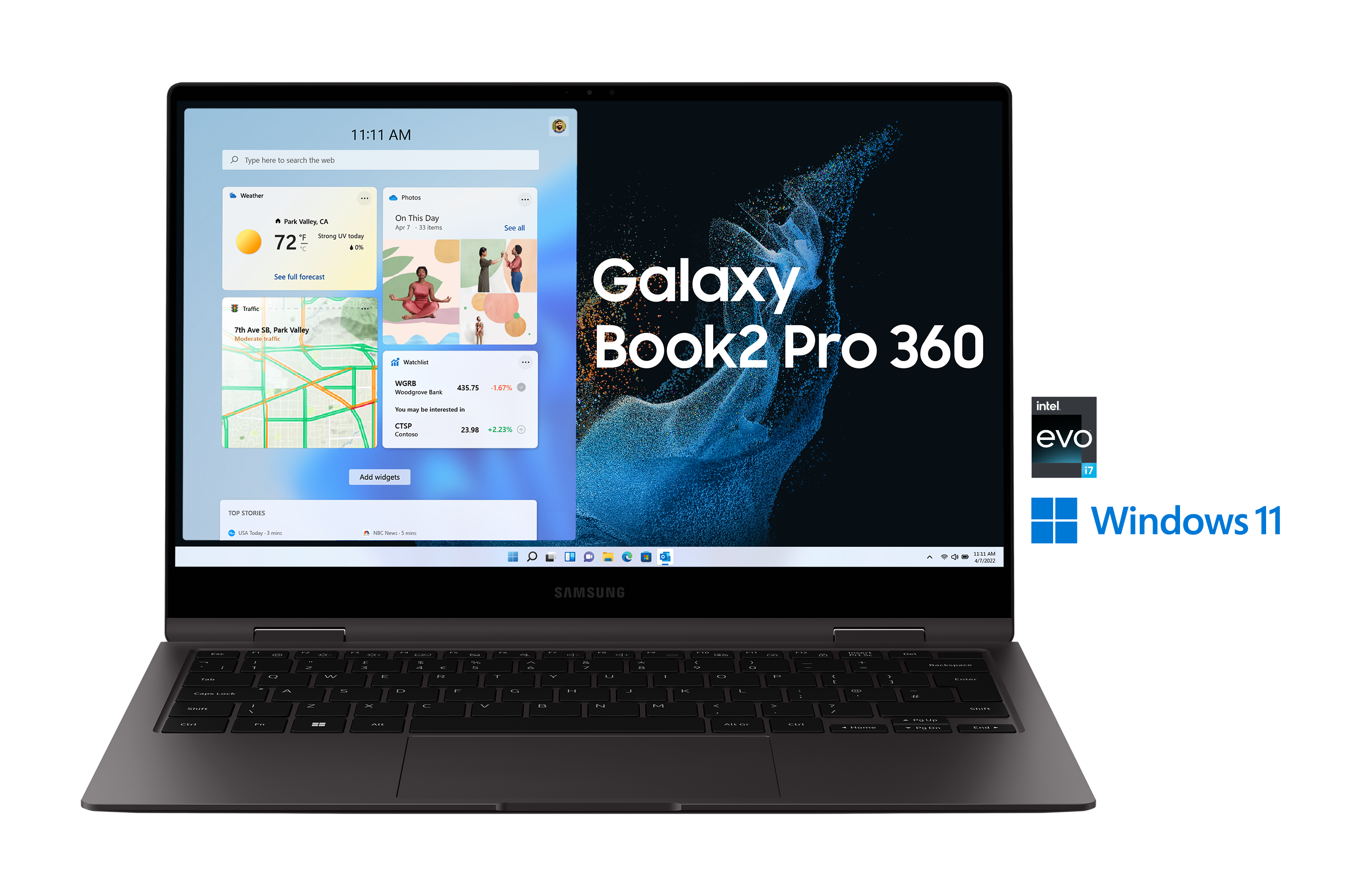 SAMSUNG Galaxy Book2 Pro 360 NP930QED-KA2DE i7-1260P 16GB/512GB SSD 13" FHD W11