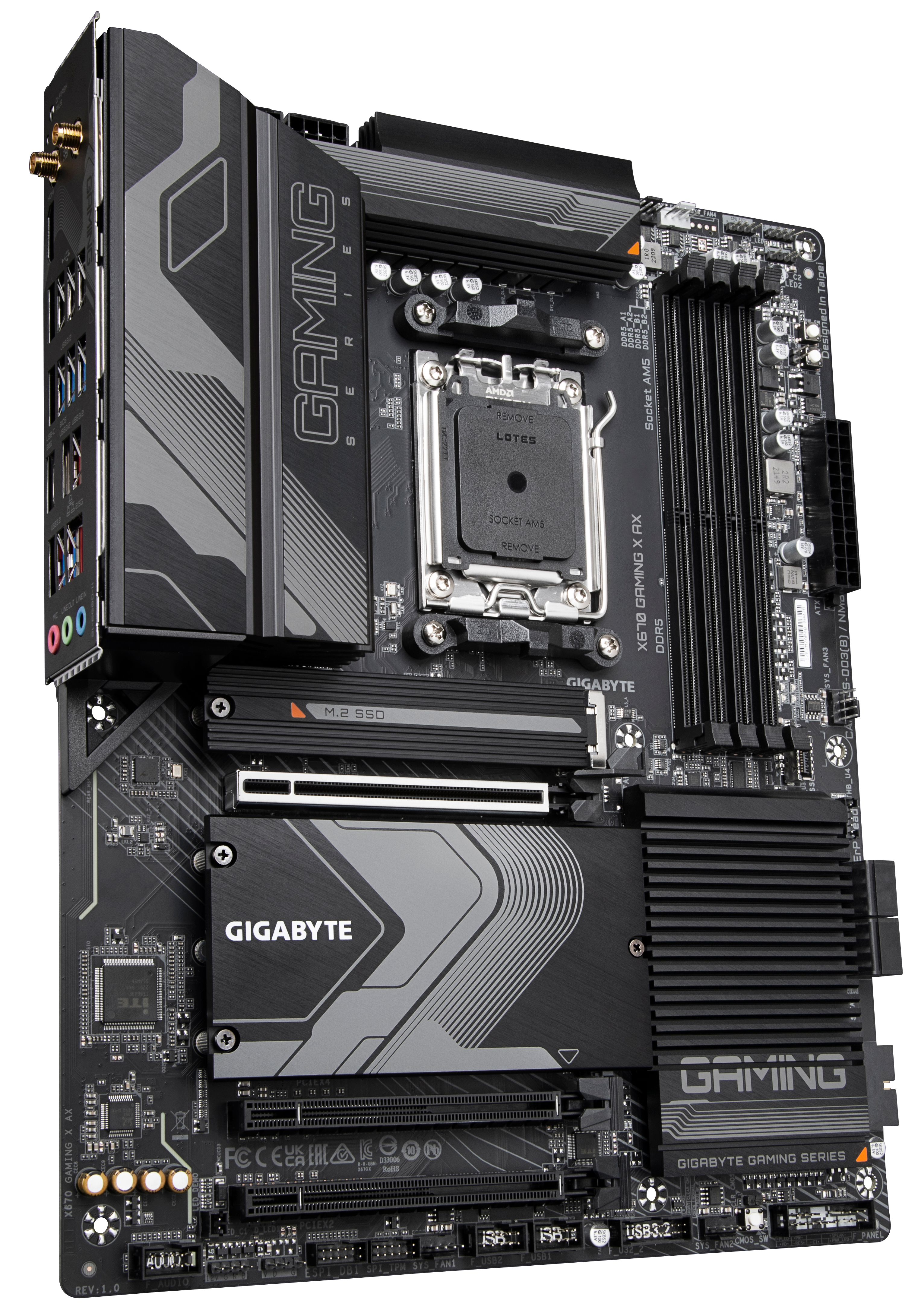 GIGABYTE X670 GAMING X AX ATX Mainboard Sockel AM5 HDMI/USB3.2/4xM.2/WIFI6E