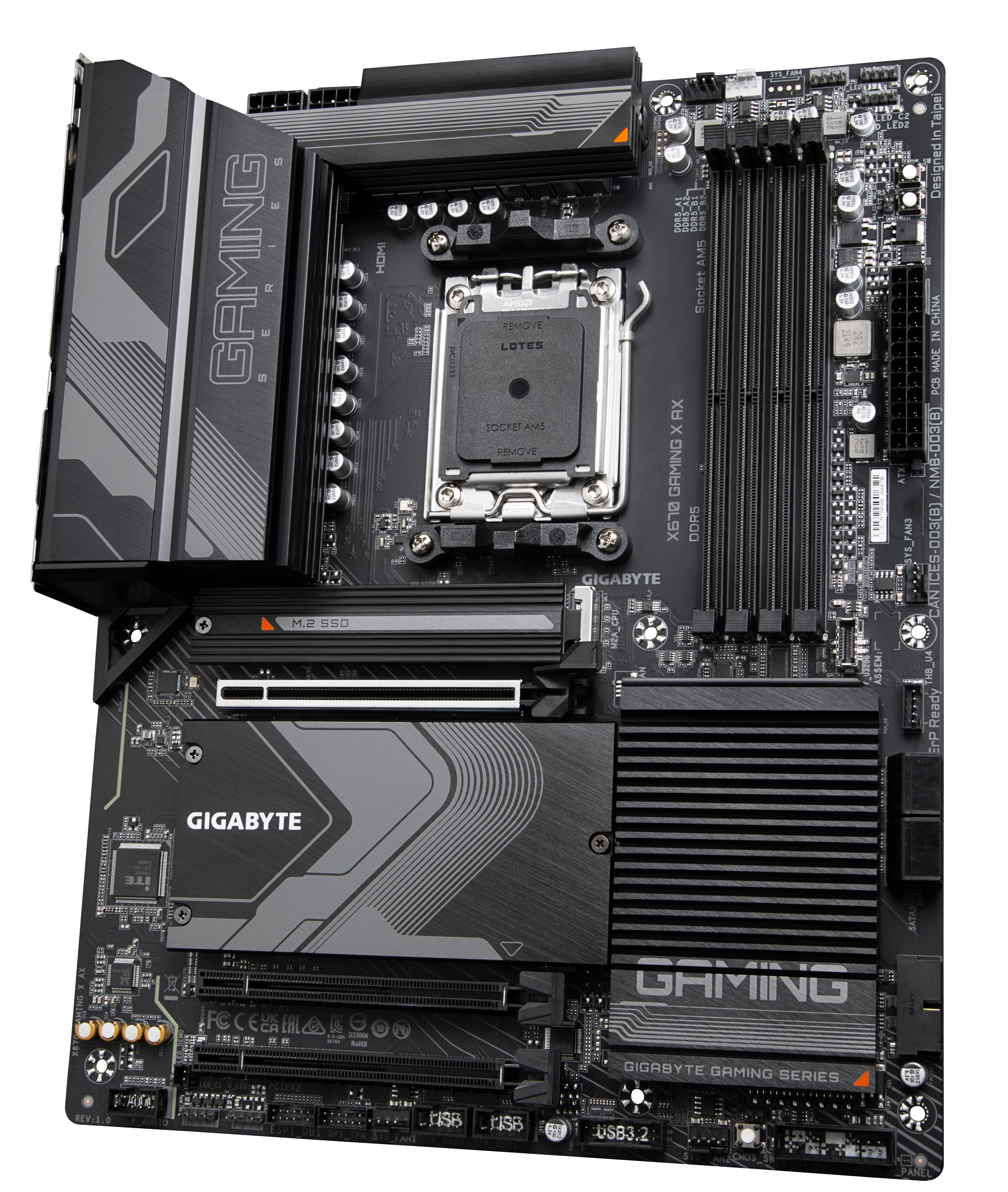 GIGABYTE X670 GAMING X AX ATX Mainboard Sockel AM5 HDMI/USB3.2/4xM.2/WIFI6E