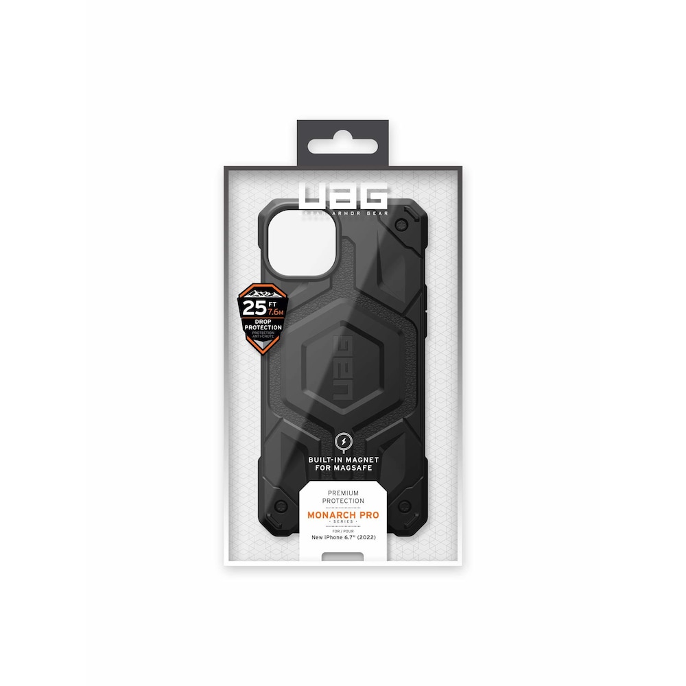 UAG Urban Armor Gear Monarch Pro MagSafe Case Apple iPhone 14 Plus schwarz