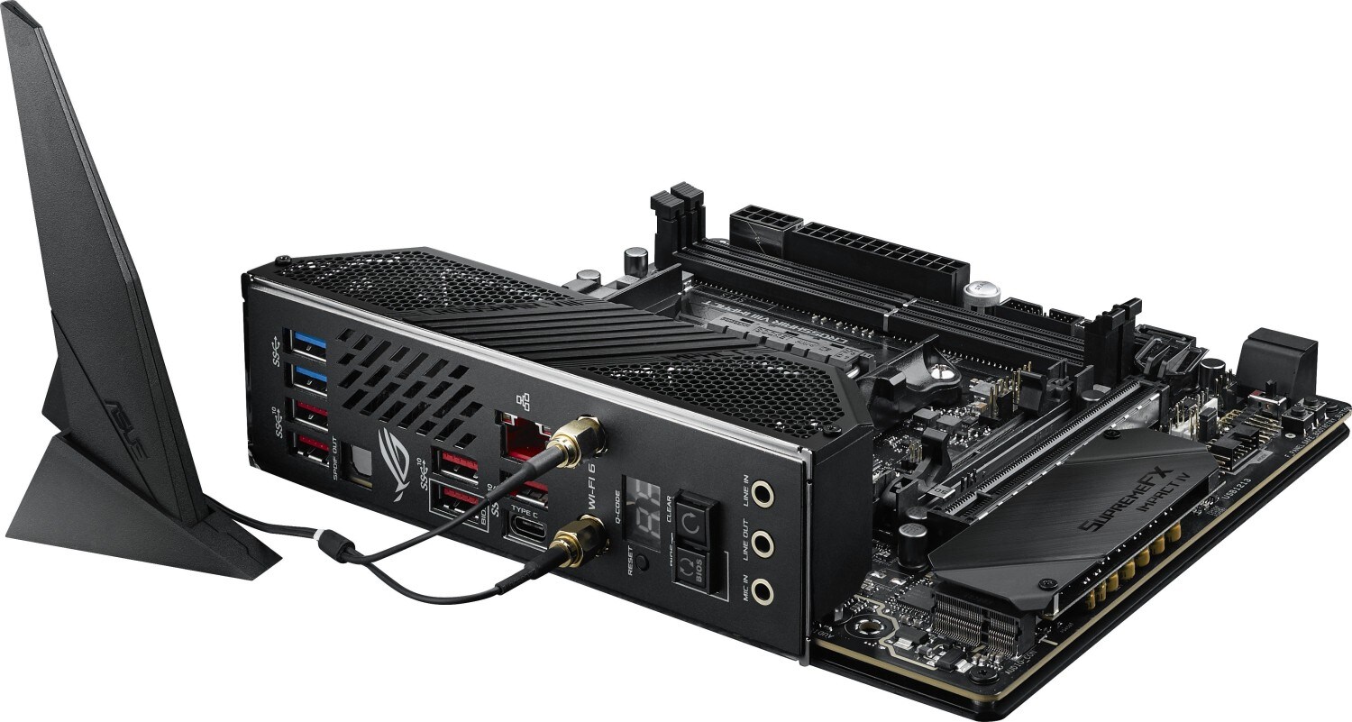 ASUS ROG Crosshair VIII Impact X570 Mini-DTX Mainboard Sockel AM4 /M.2/Wi-Fi