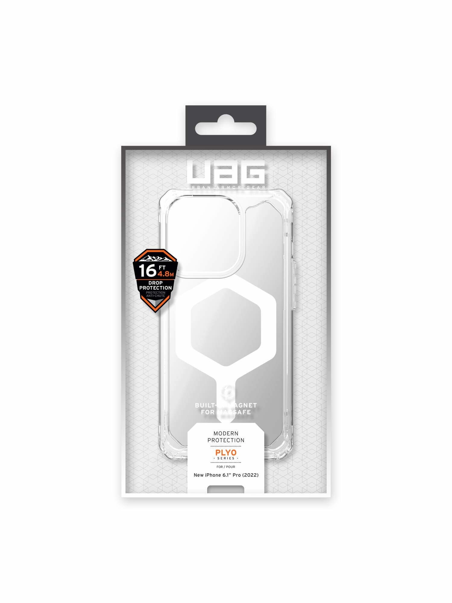 UAG Urban Armor Gear Plyo MagSafe Case Apple iPhone 14 Pro transparent