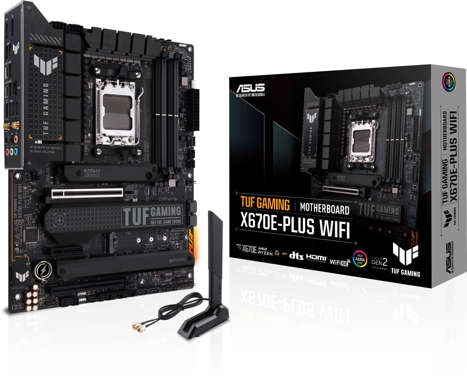 ASUS TUF Gaming X670-Plus WIFI ATX Mainboard Sockel AM5 M.2/DP/HDMI/USB3.2 BT