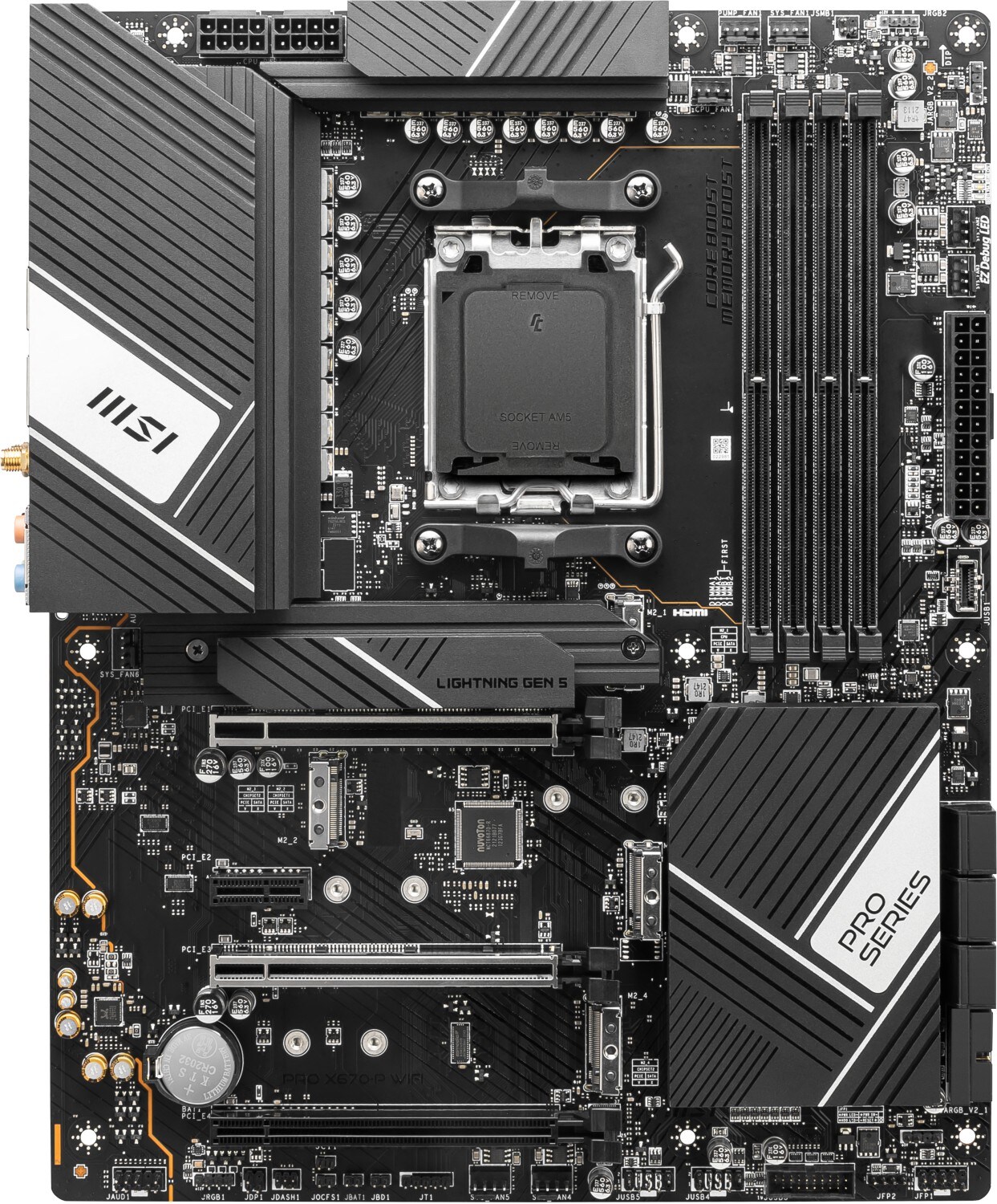 MSI PRO-P X670-P WIFI ATX Mainboard Sockel AM5 4x M.2/USB-C/WIFI/BT