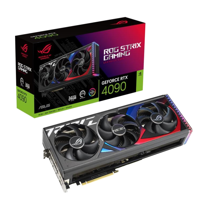 ASUS ROG STRIX GeForce RTX 4090 Gaming Grafikkarte, 24GB GDDR6X, 2xHDMI, 3xDP