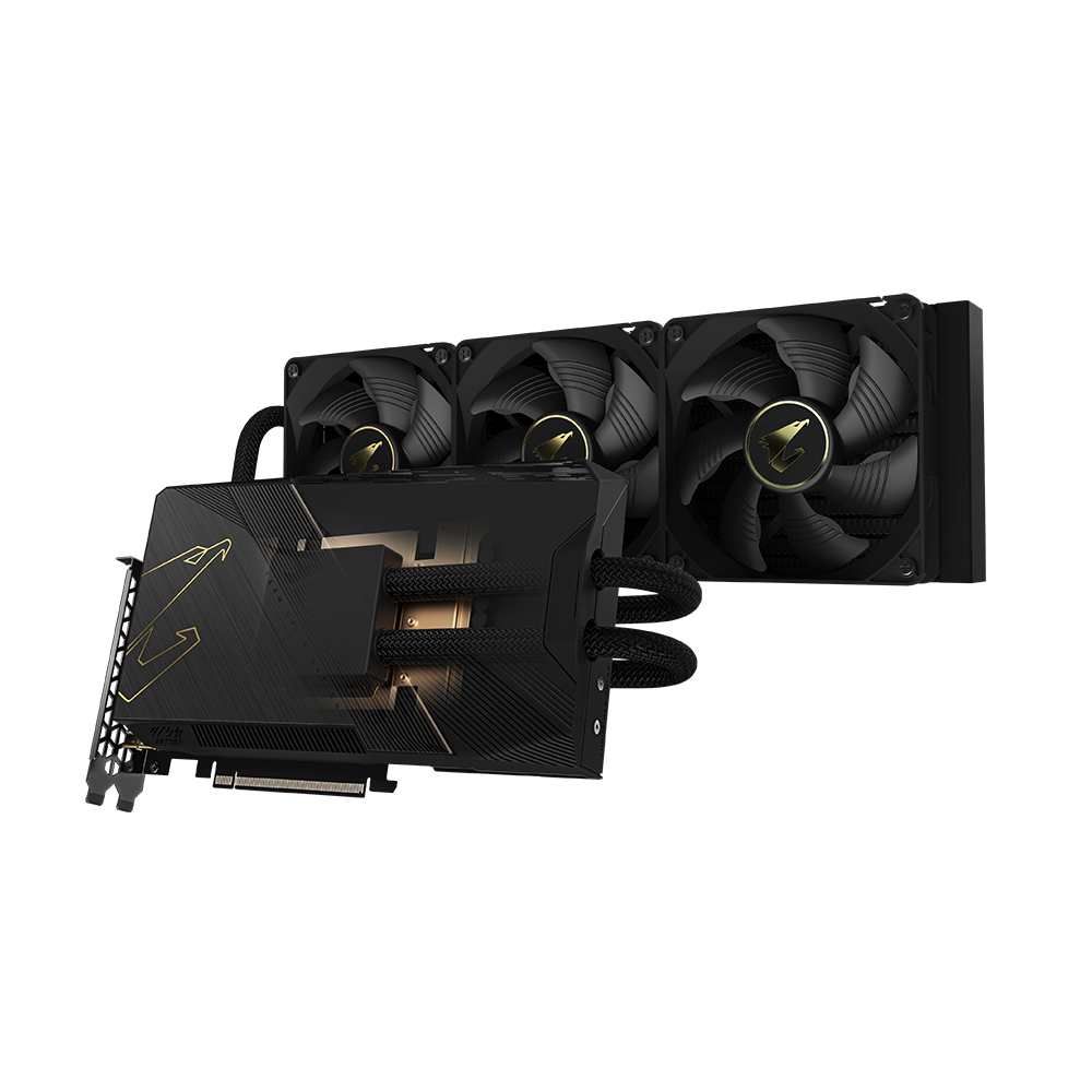 GIGABYTE AORUS GeForce RTX 4090 WaterForce 24GB GDDR6X Grafikkarte 1xHDMI, 3xDP