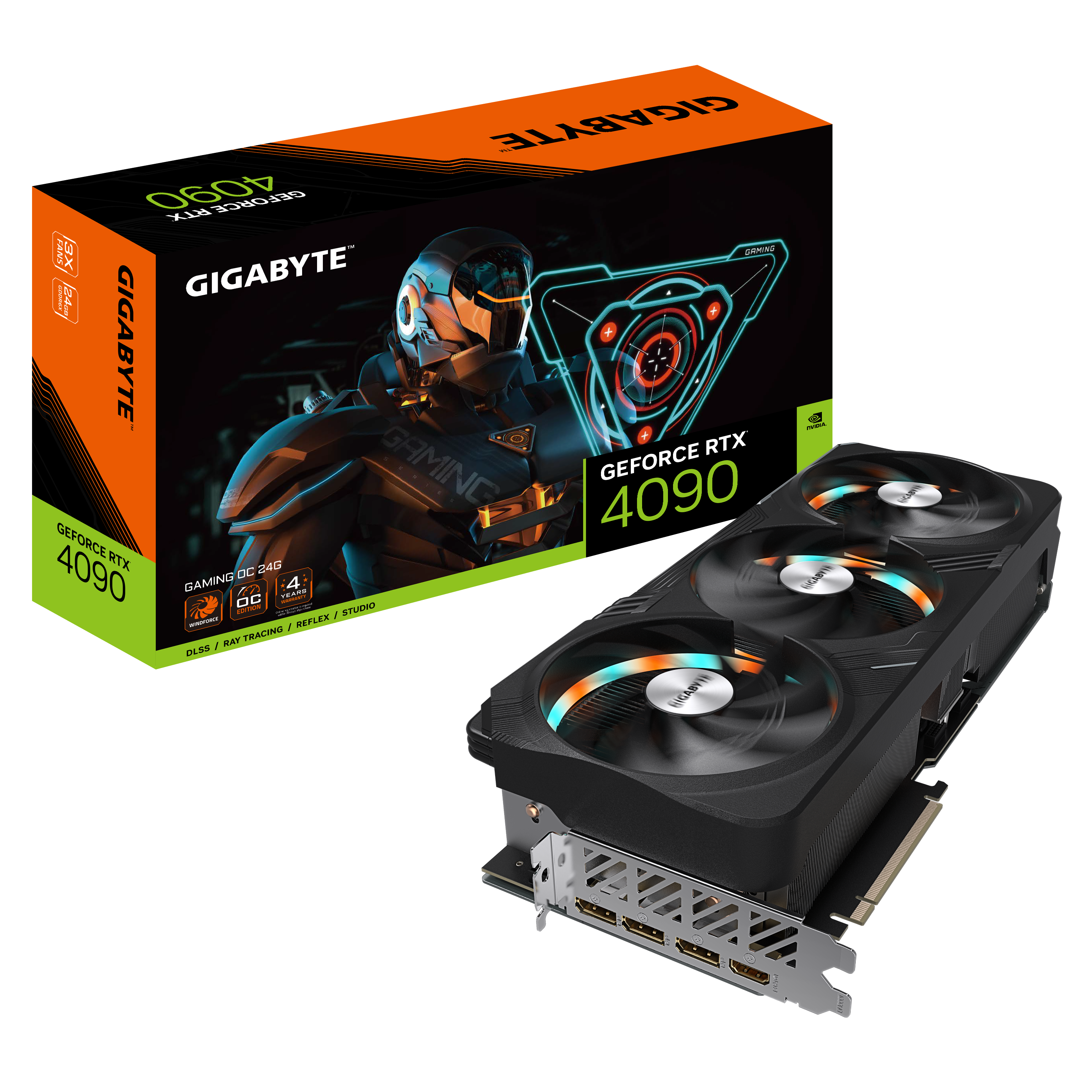 GIGABYTE GeForce RTX 4090 Gaming OC 24GB GDDR6X Grafikkarte 1xHDMI, 3xDP