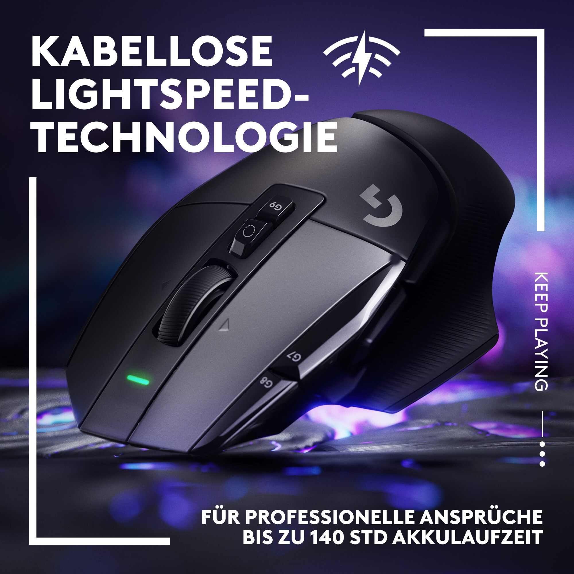 Logitech G502 X LIGHTSPEED Kabellose Gaming Maus Schwarz