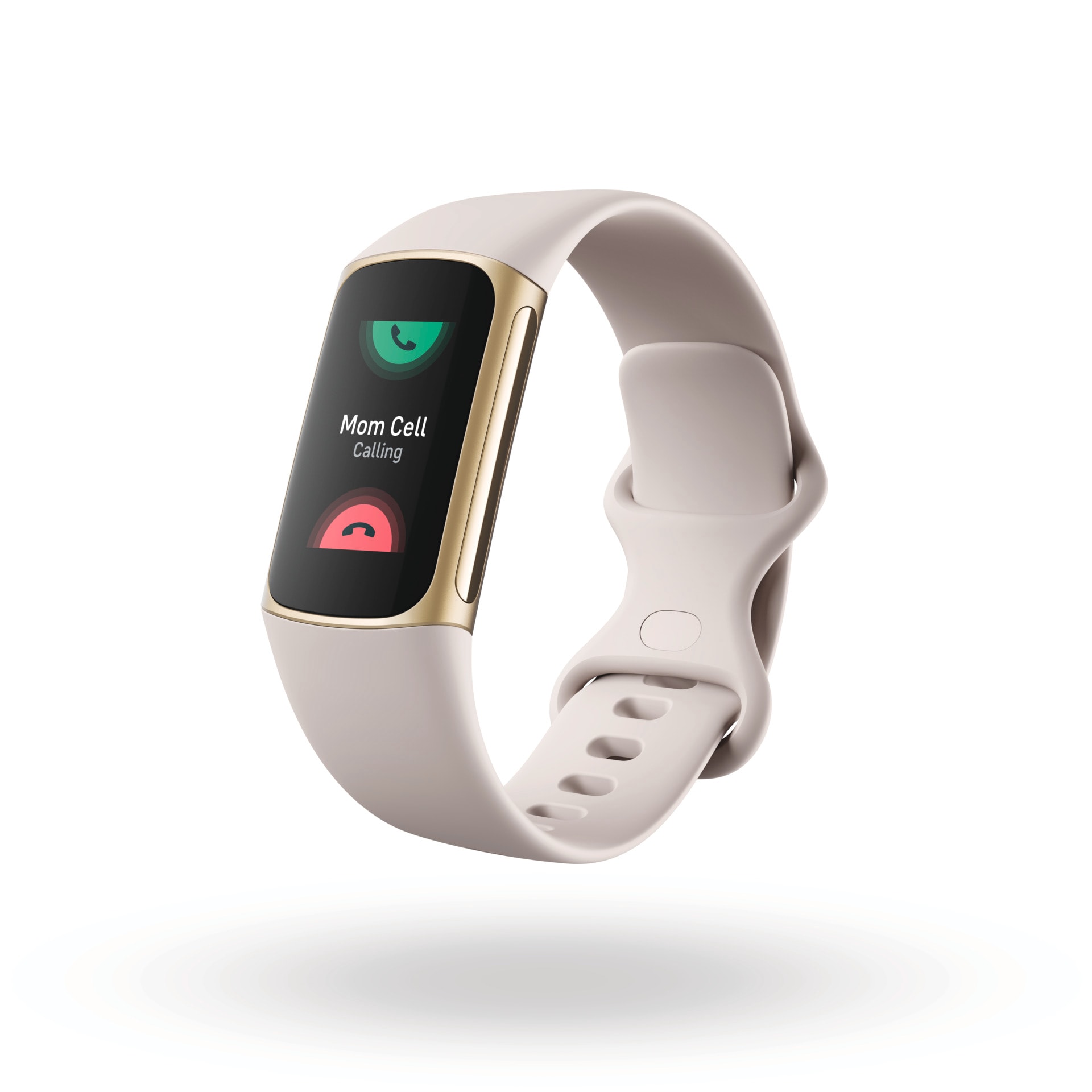 Fitbit Charge 5 Fitness-Tracker Weiß/Gold