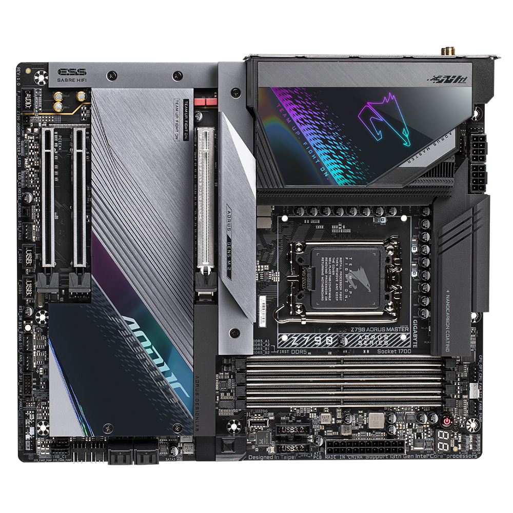 GIGABYTE Z790 AORUS MASTER E-ATX Mainboard Sockel 1700 2xUSB-C/DP/USB3.2/WIFI/BT