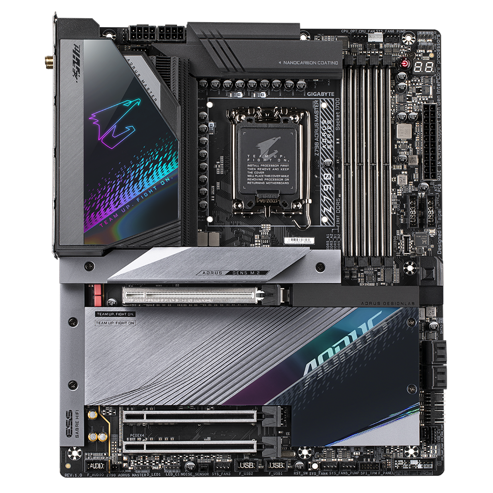 GIGABYTE Z790 AORUS MASTER E-ATX Mainboard Sockel 1700 2xUSB-C/DP/USB3.2/WIFI/BT