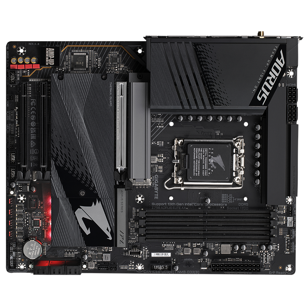 GIGABYTE Z790 AORUS ELITE AX ATX Mainboard Sockel 1700 HDMI/DP/USB3.2/WIFI/BT