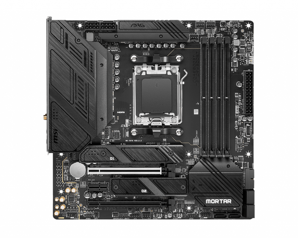 MSI B650M MORTAR WIFI mATX Mainboard Sockel AM5 HDMI/DP/USB-C/WIFI/BT