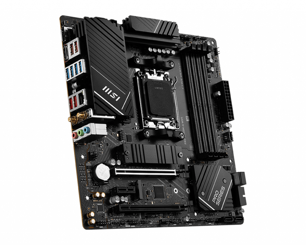 MSI PRO B650M-A WIFI mATX Mainboard Sockel AM5 HDMI/DP/USB-C/WIFI/BT