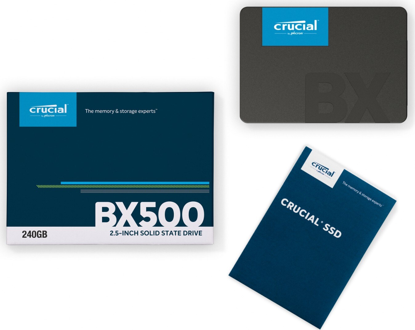 Crucial BX500 SATA SSD 500 GB 3D NAND 2.5zoll