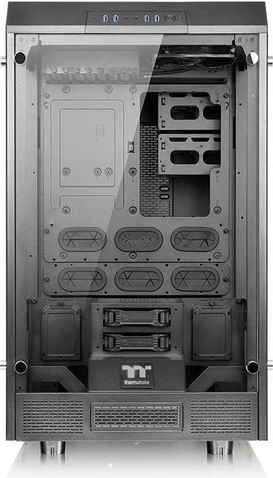 THERMALTAKE The Tower 900 Full Tower E-ATX schwarz mit 3 Sichtfenster