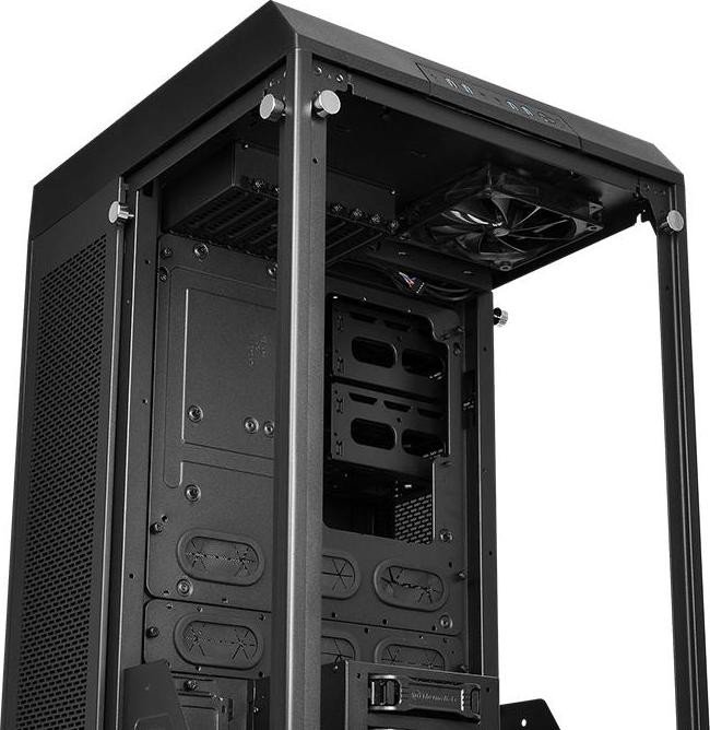 THERMALTAKE The Tower 900 Full Tower E-ATX schwarz mit 3 Sichtfenster