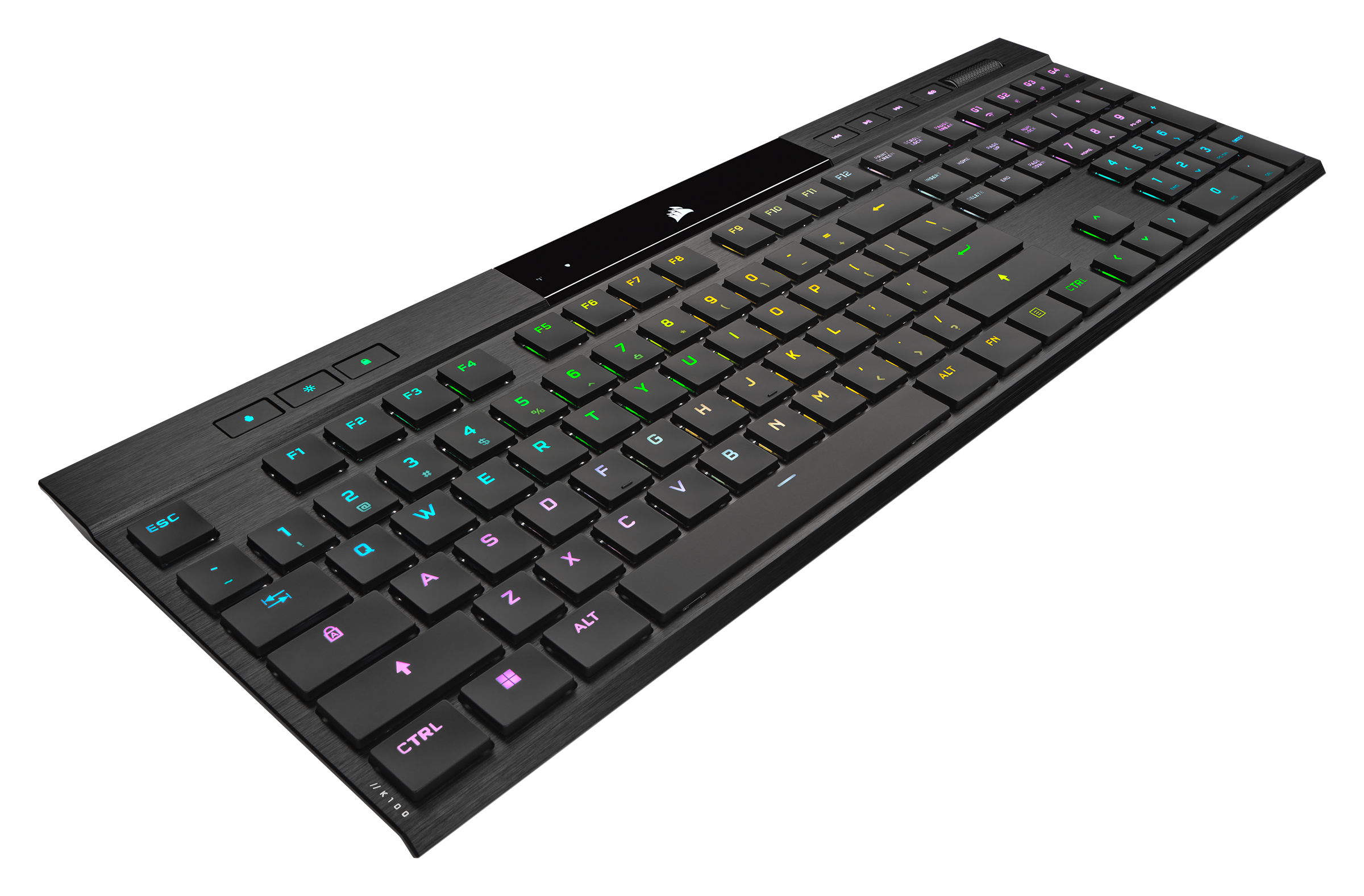 Corsair K100 AIR RGB Cherry MX Kabellose Mechanische Gaming Tastatur Schwarz