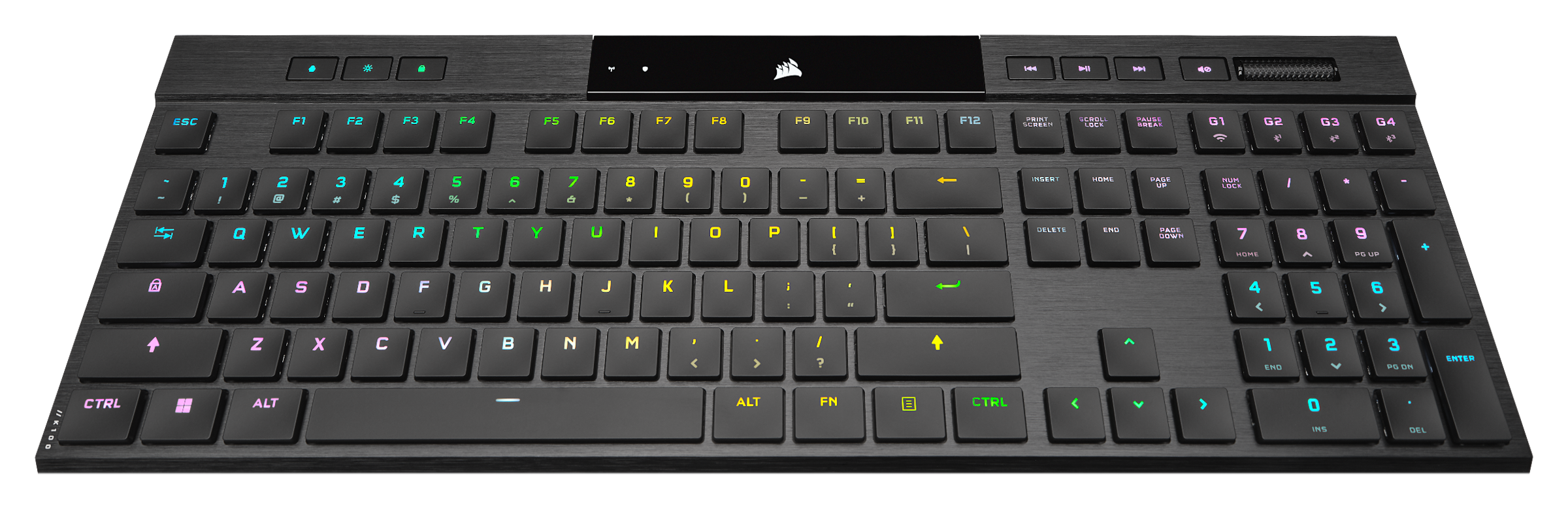 Corsair K100 Air RGB Cyberport Mechanische Cherry Kabellose MX Gaming Tastatur Schwarz 