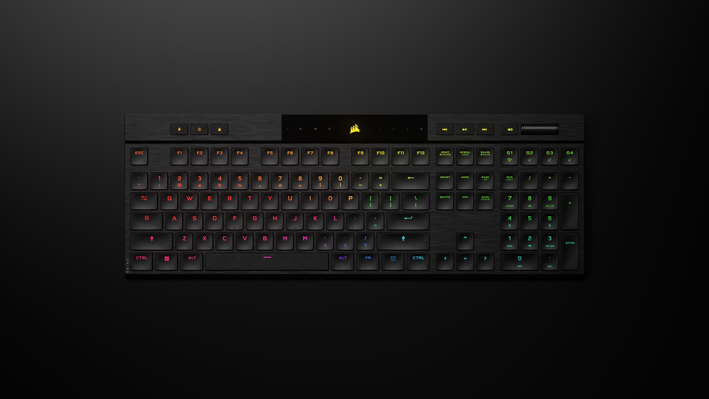 Corsair K100 AIR RGB Cherry MX Kabellose Mechanische Gaming Tastatur Schwarz