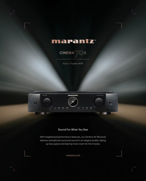 Marantz CINEMA70S/N1B Kompakter 7.2 Kanal AV Receiver - Schwarz