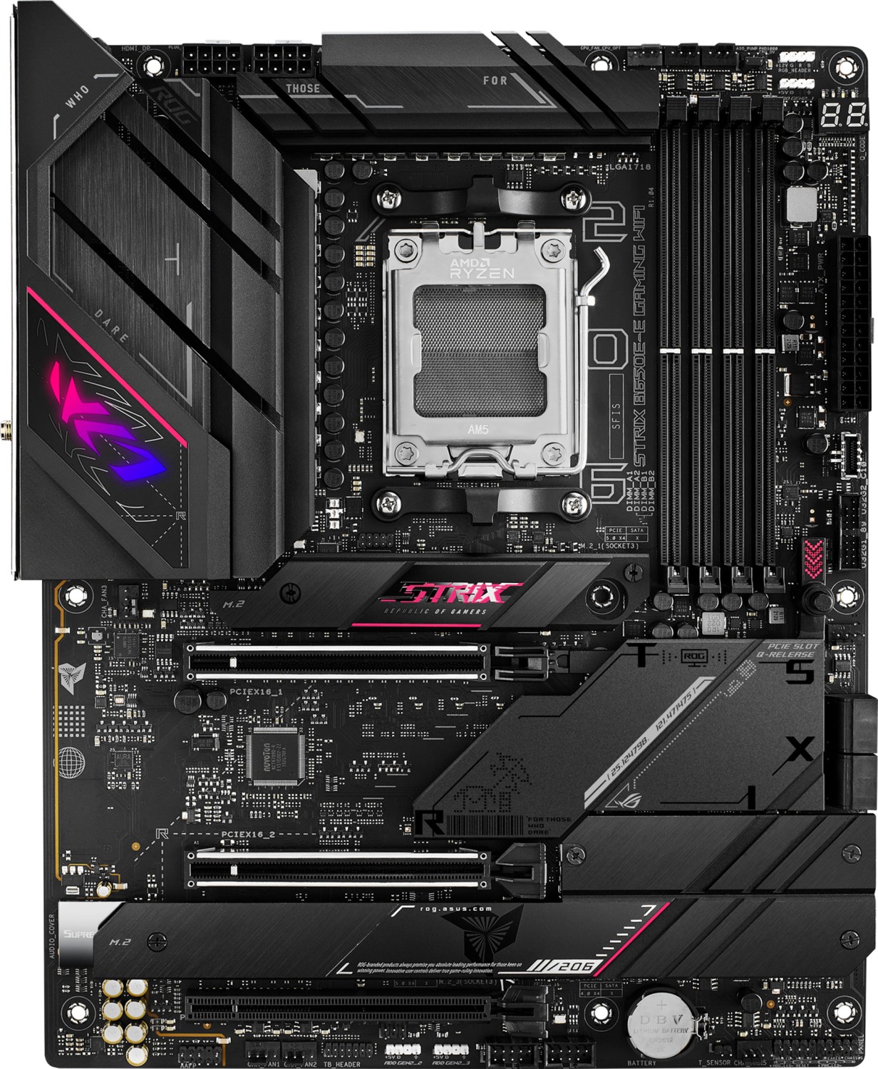 ASUS ROG STRIX B650E-E GAMING WIFI ATX Mainboard Sockel AM5 M.2/USB3.2-C/DP/HDMI