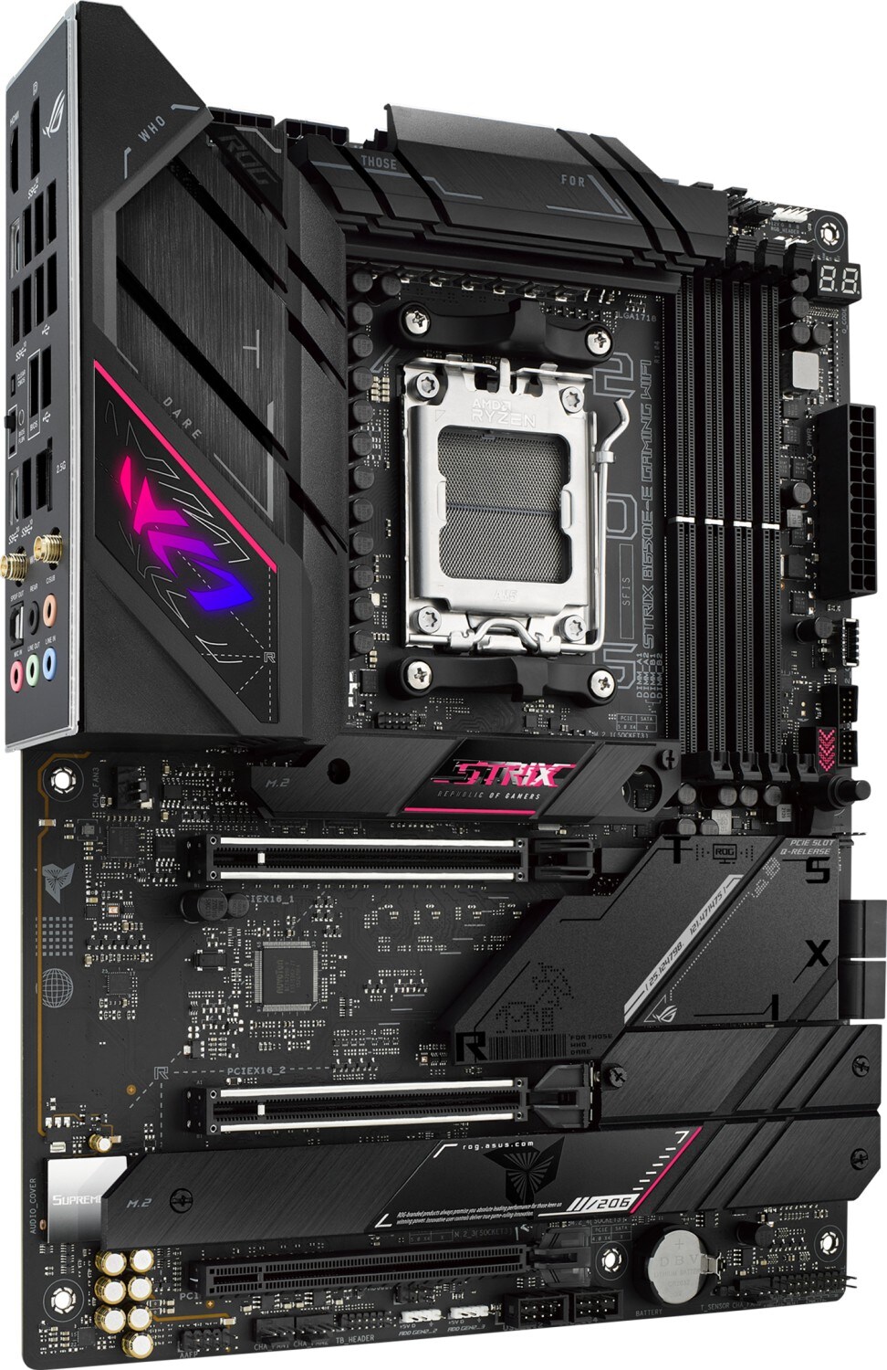 ASUS ROG STRIX B650E-E GAMING WIFI ATX Mainboard Sockel AM5 M.2/USB3.2-C/DP/HDMI