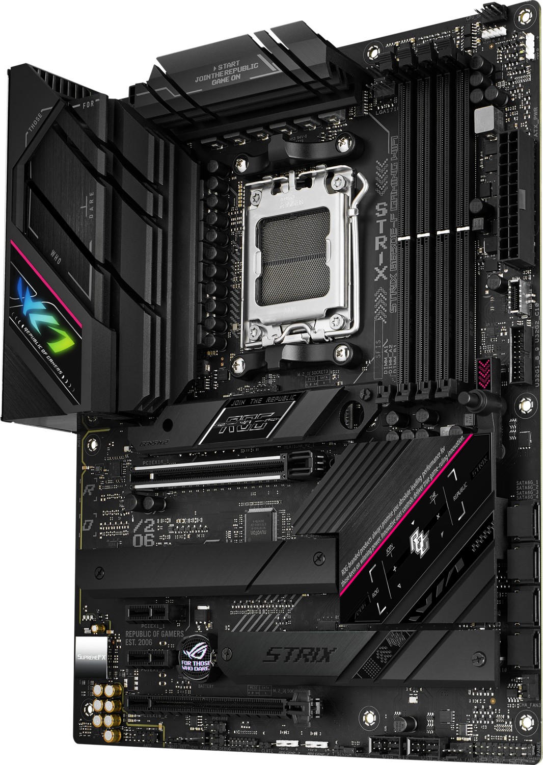 ASUS ROG STRIX B650E-F GAMING WIFI ATX Mainboard Sockel AM5 M.2/USB3.2-C/DP/HDMI