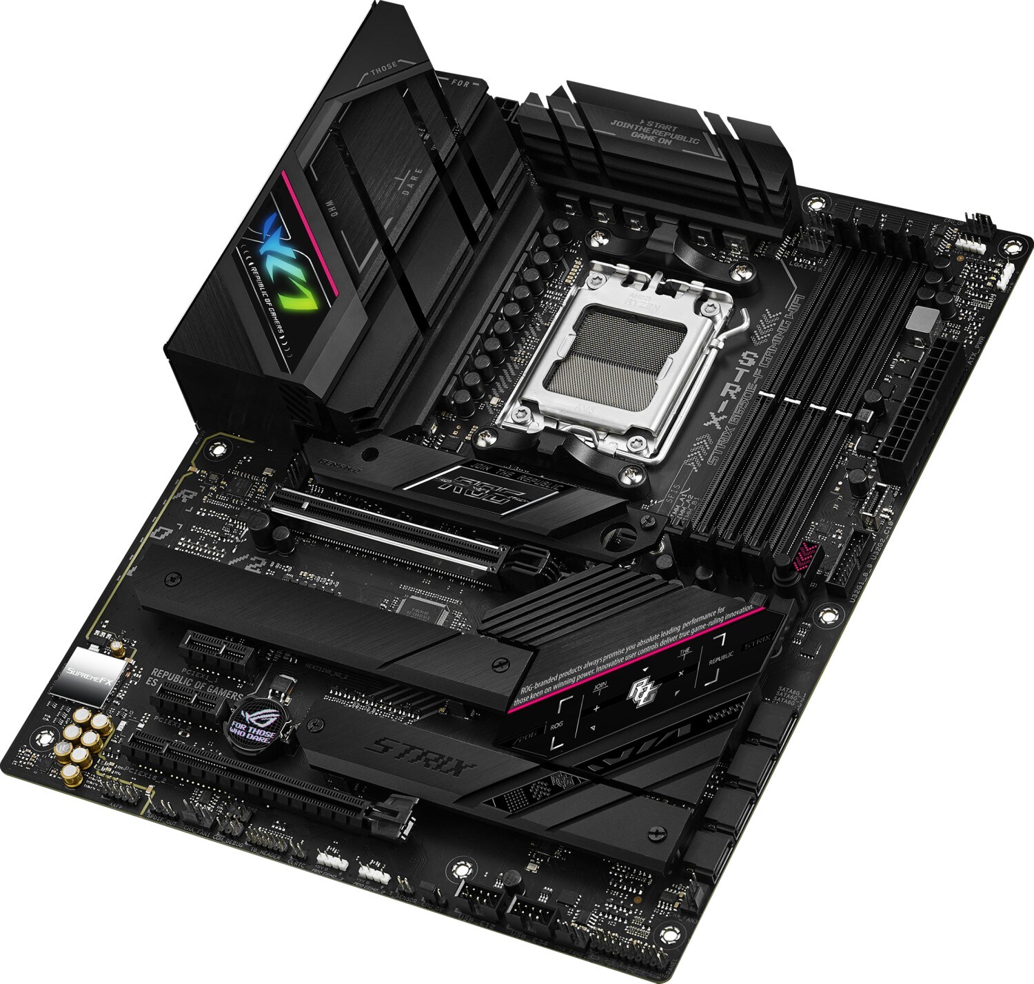 ASUS ROG STRIX B650E-F GAMING WIFI ATX Mainboard Sockel AM5 M.2/USB3.2-C/DP/HDMI