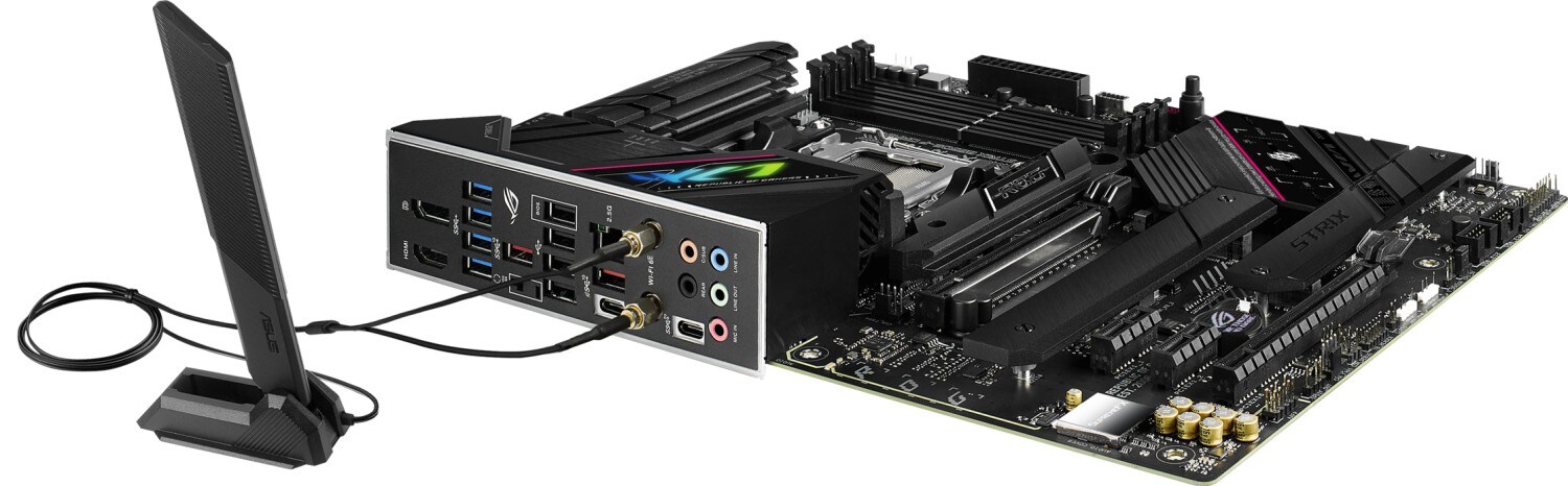 ASUS ROG STRIX B650E-F GAMING WIFI ATX Mainboard Sockel AM5 M.2/USB3.2-C/DP/HDMI