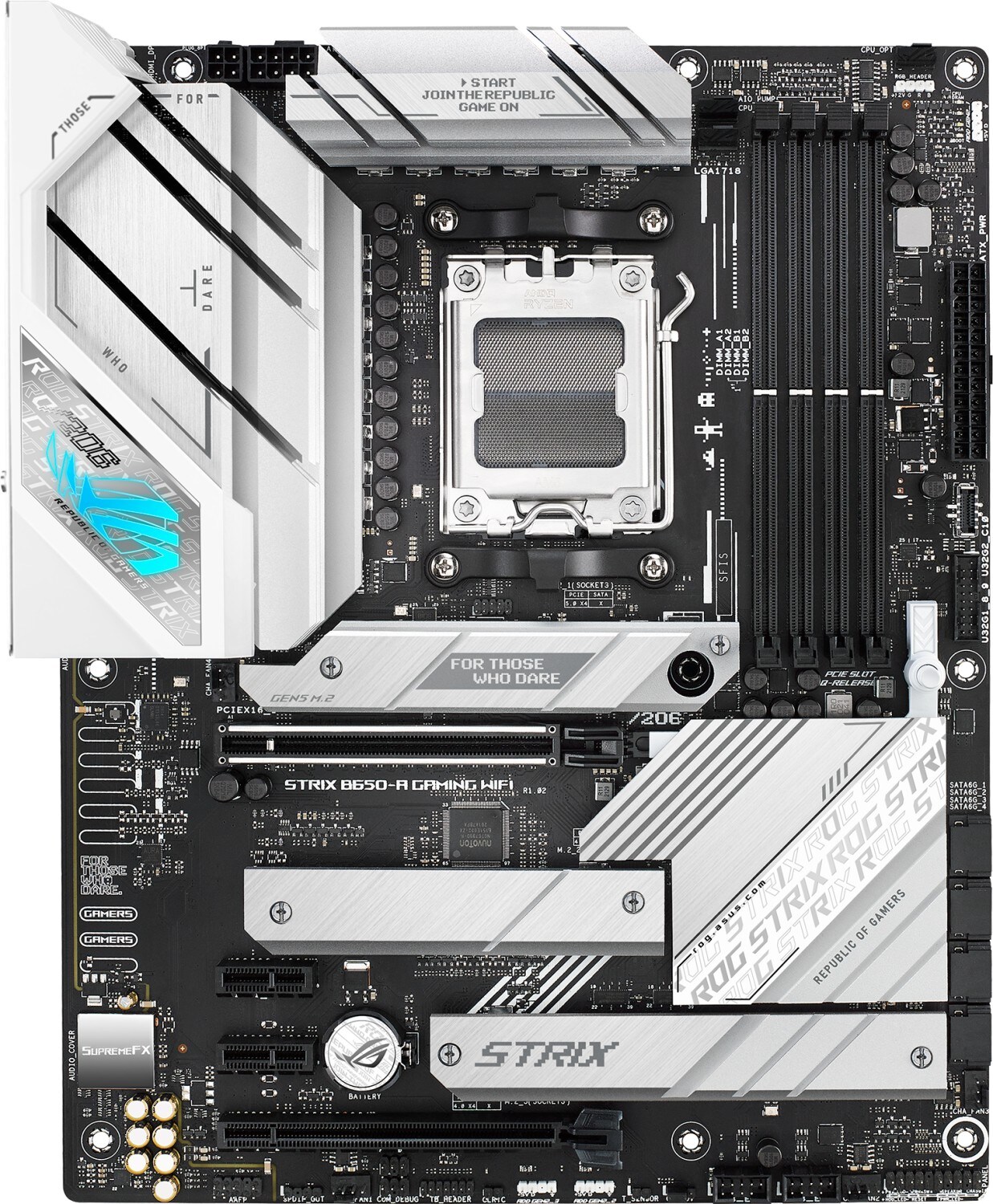 ASUS ROG STRIX B650-A GAMING WIFI ATX Mainboard Sockel AM5 M.2/USB3.2-C/DP/HDMI