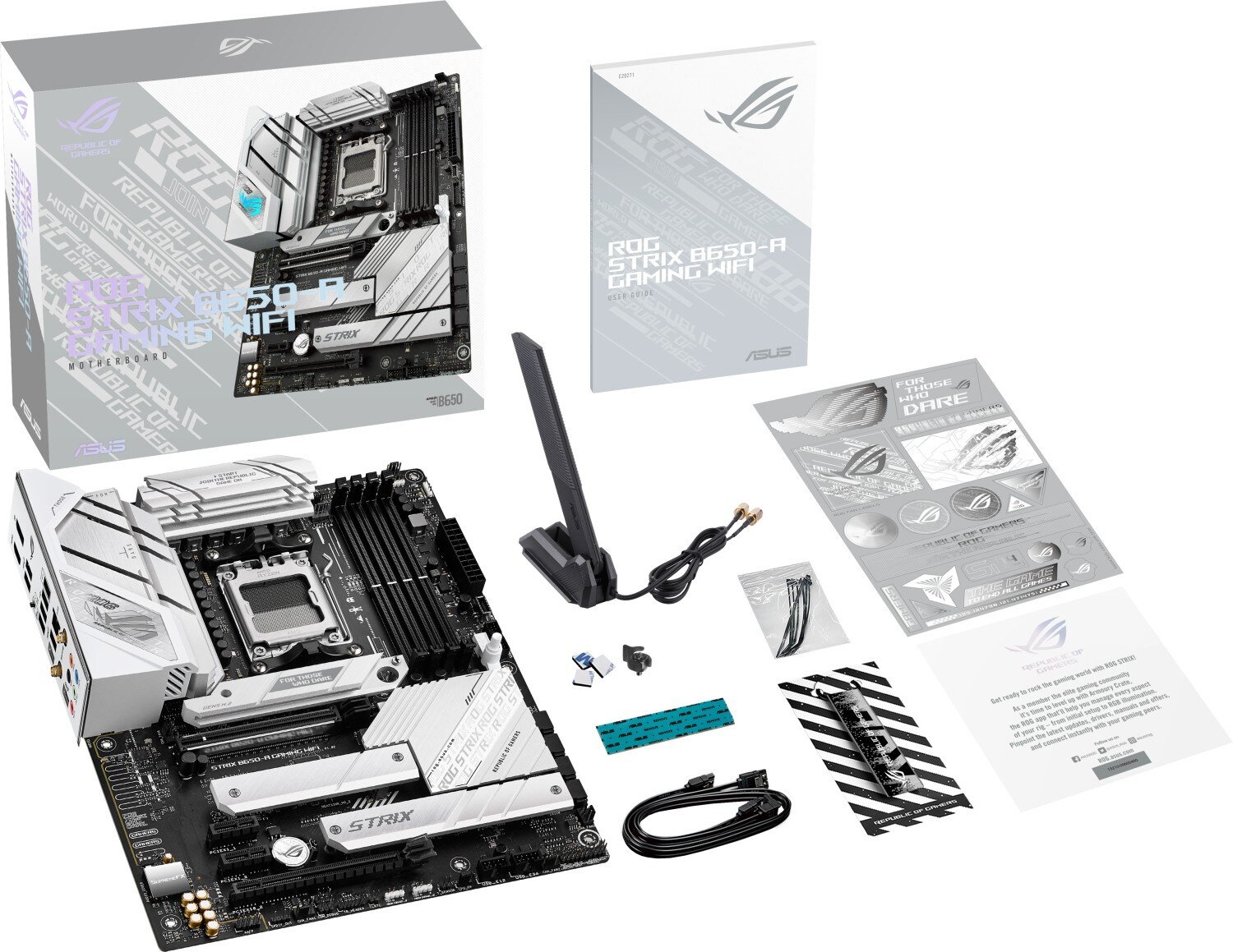 ASUS ROG STRIX B650-A GAMING WIFI ATX Mainboard Sockel AM5 M.2/USB3.2-C/DP/HDMI