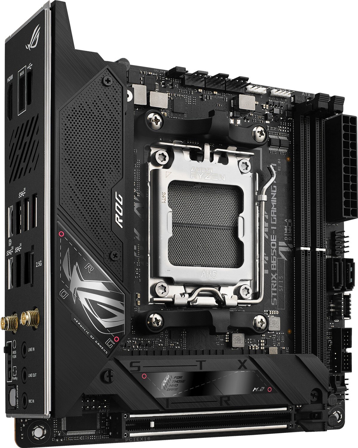 ASUS ROG STRIX B650E-I GAMING WIFI ITX Mainboard Sockel AM5 M.2/USB3.2-C/HDMI