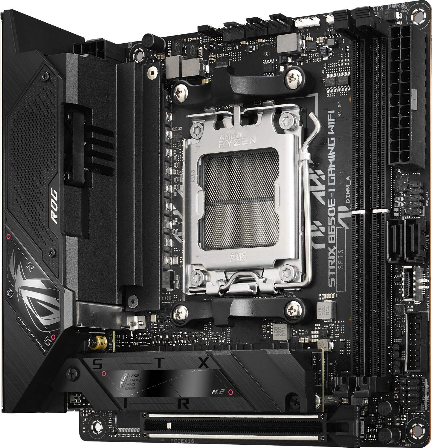 ASUS ROG STRIX B650E-I GAMING WIFI ITX Mainboard Sockel AM5 M.2/USB3.2-C/HDMI