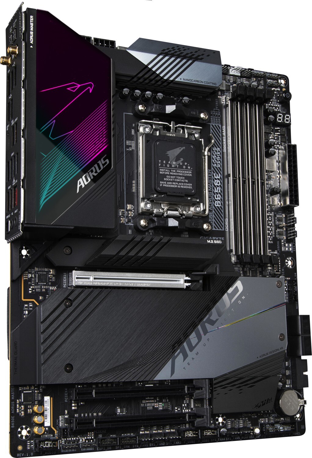 GIGABYTE B650E AORUS MASTER ATX Mainboard Sockel AM5 HDMI/USB-C/M.2/WIFI6E