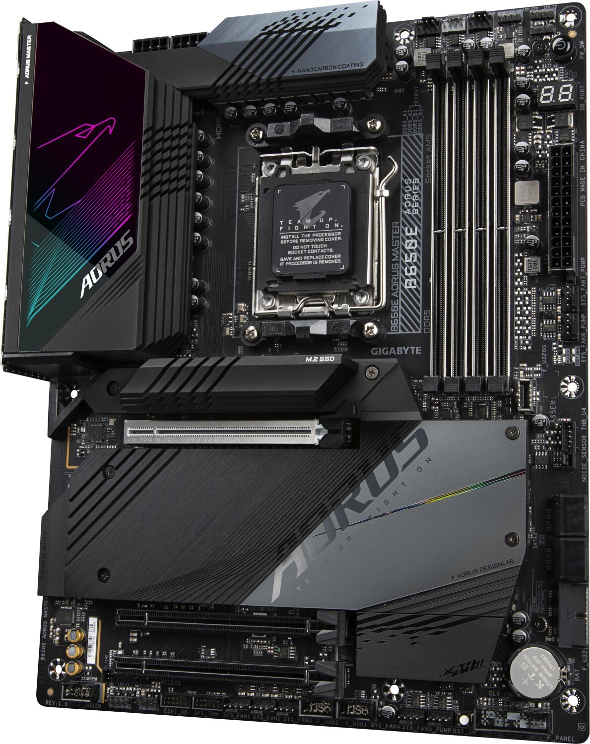 GIGABYTE B650E AORUS MASTER ATX Mainboard Sockel AM5 HDMI/USB-C/M.2/WIFI6E