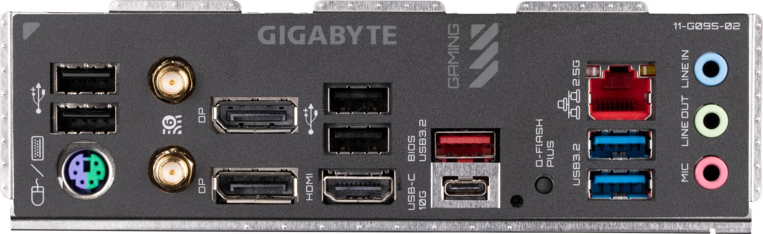 GIGABYTE B650M GAMING X AX mATX Mainboard Sockel AM5 HDMI/DP/USB-C/M.2/WIFI6E