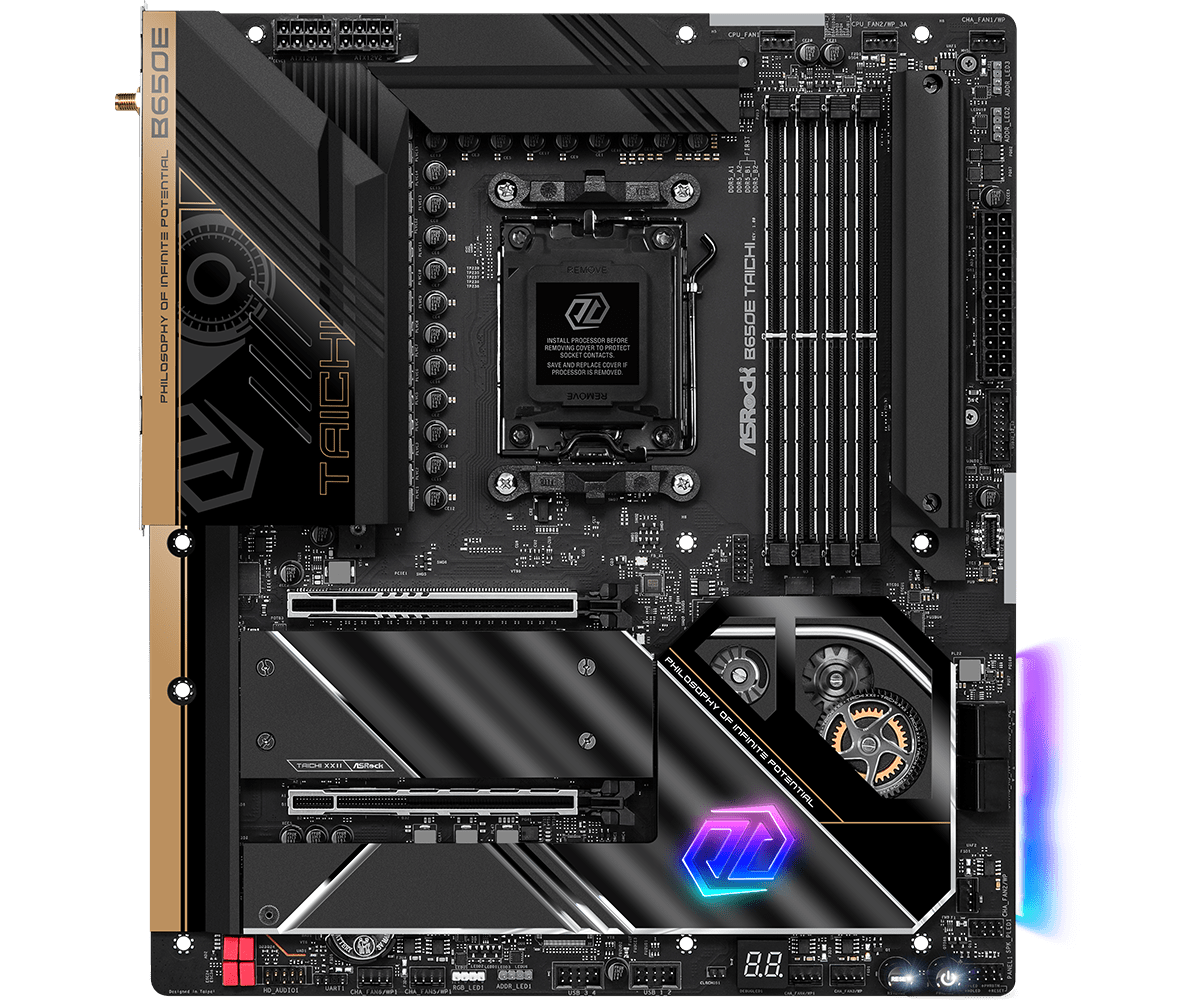 ASRock B650E TAICHI EATX Mainboard AM5 HDMI/M.2/WIFI/BT/USB-C