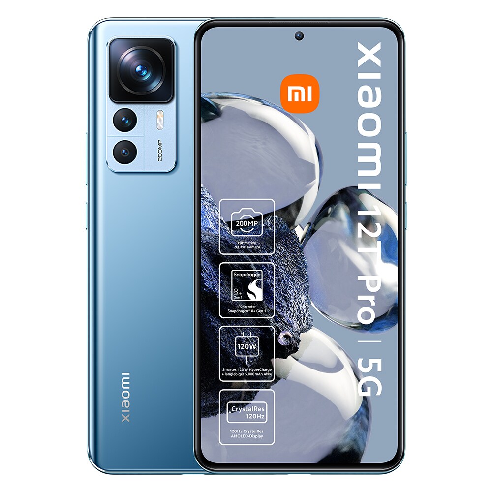 Xiaomi 12T Pro 5G 8/256GB Dual-SIM Smartphone blue EU