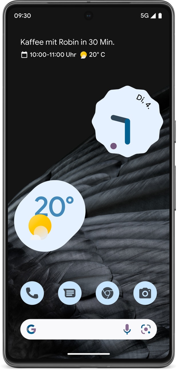 Google Pixel 7 Pro 5G 12/128 GB obsidian (schwarz) Android 13.0