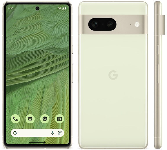 Google Pixel 7 5G 8/128 GB lemongrass (grün) Android 13.0 Smartphone