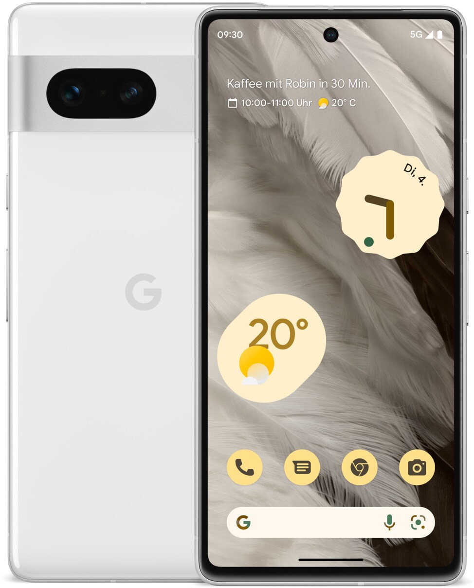 Google Pixel 7 5G 8/128 GB snow (weiß) Android 13.0 Smartphone