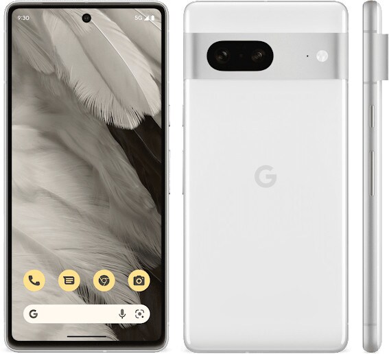 Google Pixel 7 5G 8/128 GB snow (weiß) Android 13.0 Smartphone