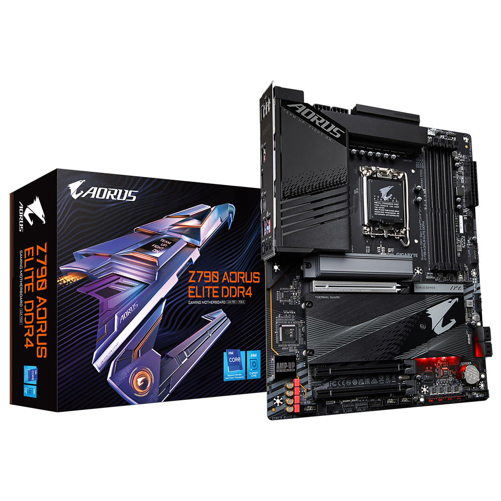 GIGABYTE Z790 AORUS ELITE DDR4 ATX Mainboard Sockel 1700 USB-C/HDMI