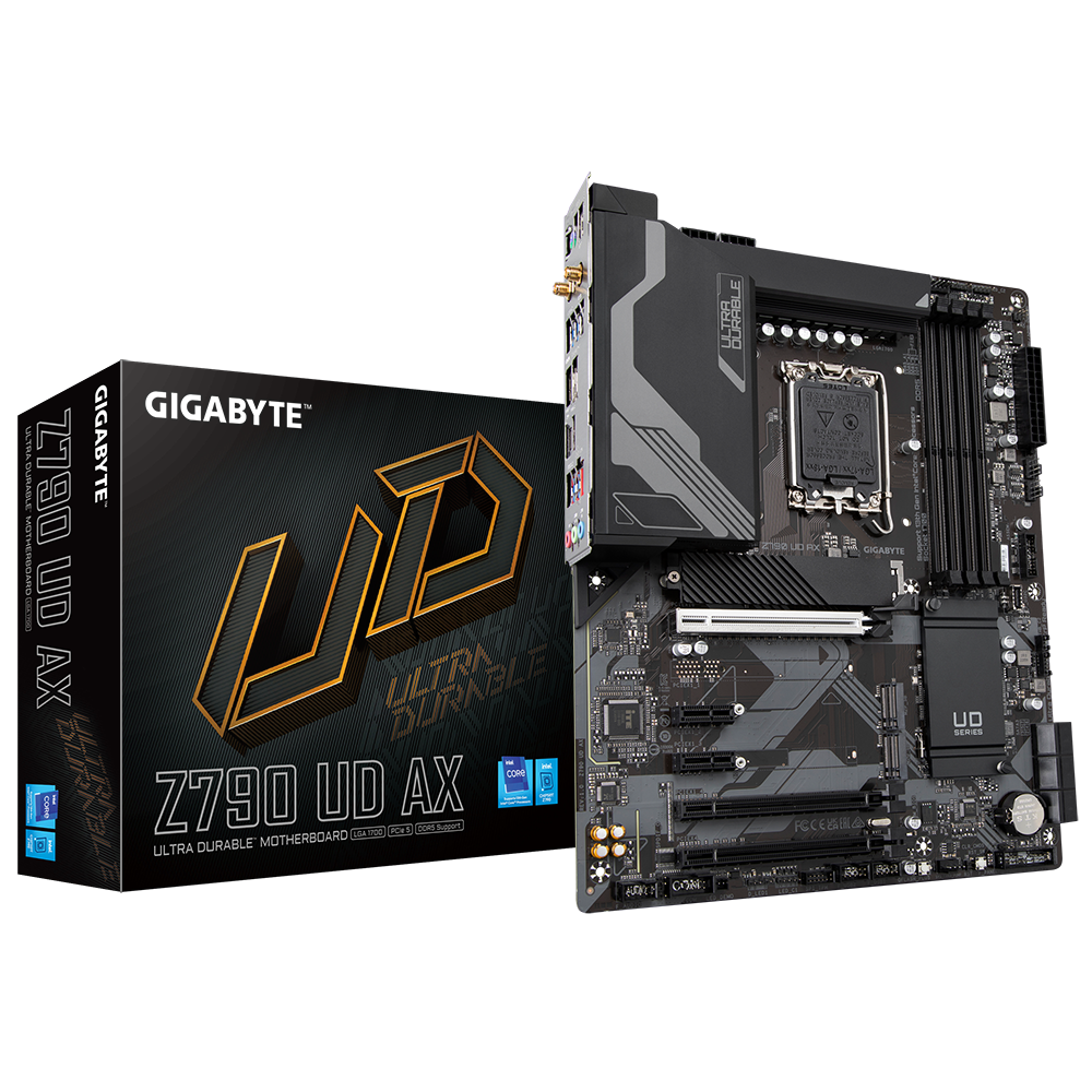 GIGABYTE Z790 UD AX ATX Mainboard Sockel 1700 USB-C/HDMI/DP/BT/WIFI