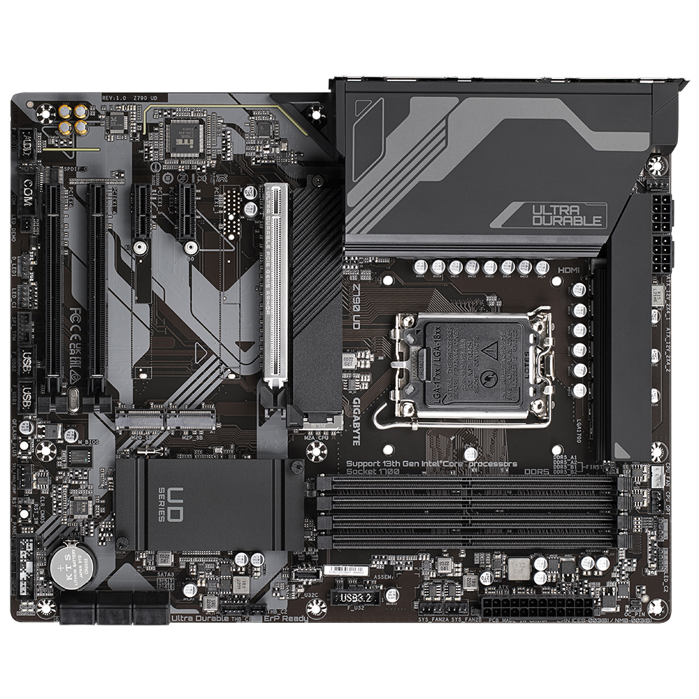 GIGABYTE Z790 UD ATX Mainboard Sockel 1700 USB-C/HDMI/DP