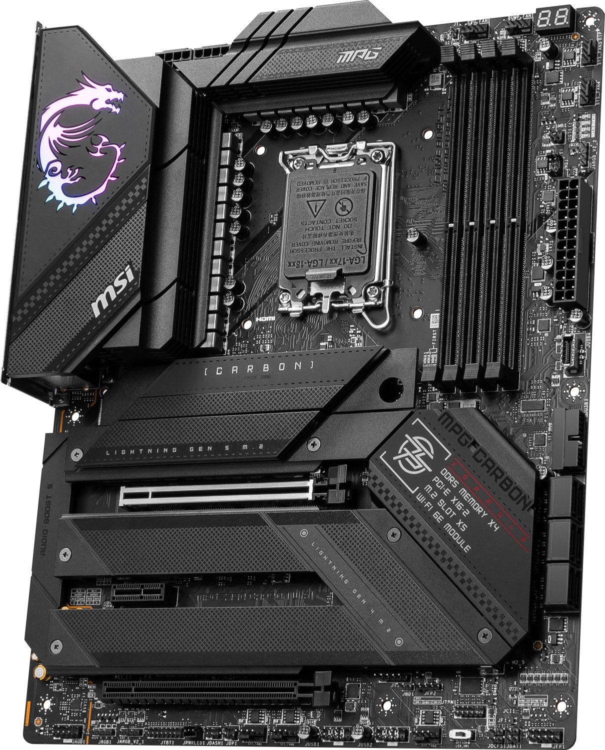 MSI MPG Z790 CARBON WIFI ATX Mainboard Sockel 1700 M.2/WIFI/BT/LAN/HDMI/USB-C