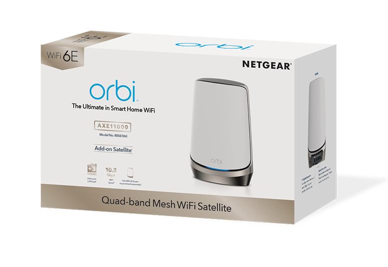 Netgear RBSE960 Orbi Quad-Band-Mesh-WLAN-6E-Satellit