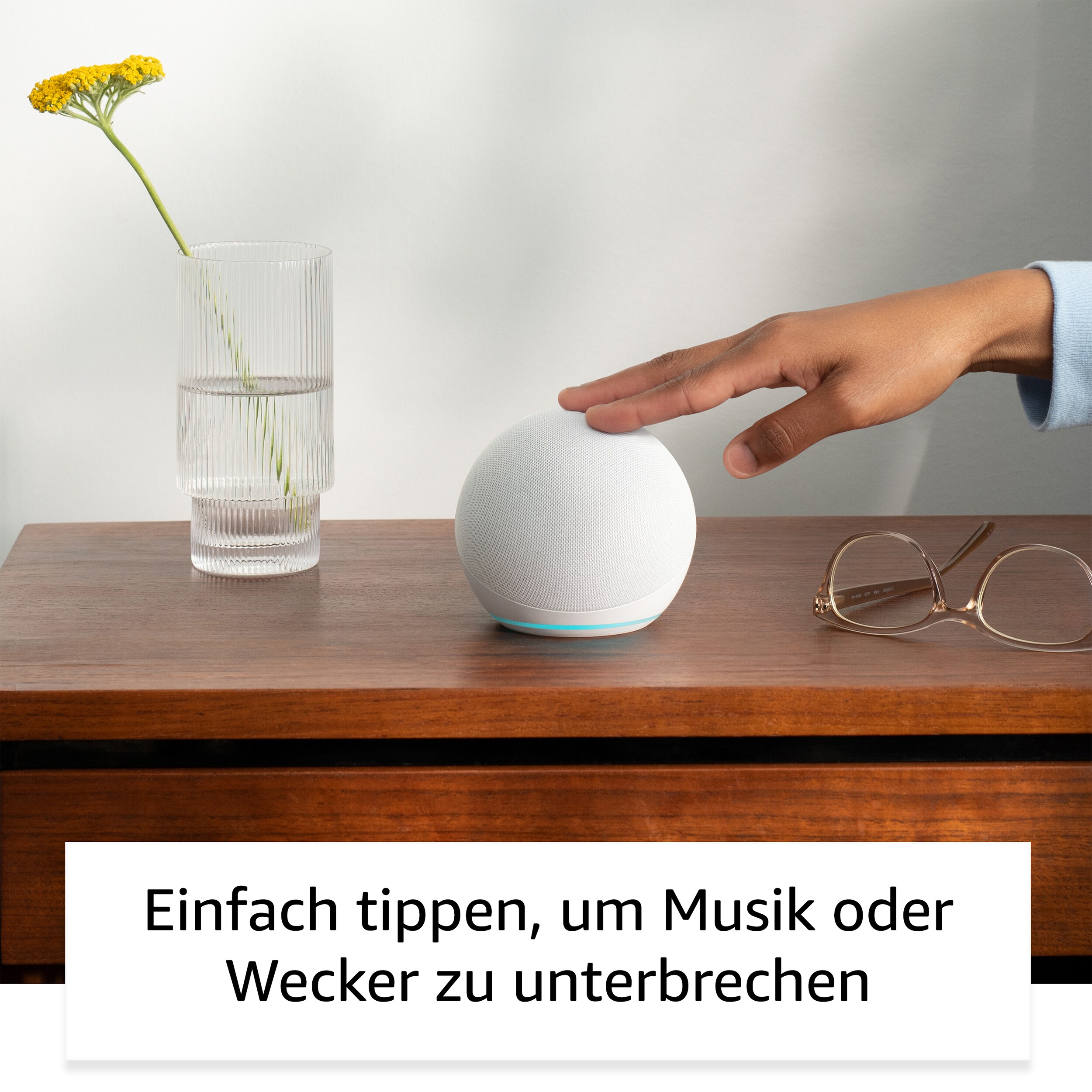 Amazon Echo Dot (5. Gen.) smarter Lautsprecher mit Alexa Tiefseeblau